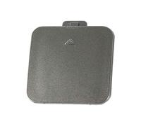 Front Bumper Tow Hook Cover for BMW 5 Series E60 E61 2004-2007 51117111787, Car Towing Eye Cap ABS Plastic Trailer Hitch Covers Replacement Accessory,E/gray passenger