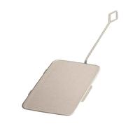 Front Bumper Tow Hook Cover for BMW 5-Series F10 F11 2014-2016 51117332682, Car Towing Eye Cap ABS Plastic Trailer Hitch Covers Replacement Accessory,A/cashmere silver r