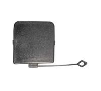 Front Bumper Tow Hook Cover for BMW X1 E84 2013-2015 51127303815 51127303816, Car Towing Eye Cap ABS Plastic Trailer Hitch Covers Replacement Accessory,A/black driver