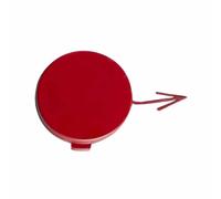 Front Bumper Tow Hook Cover for Ford Fiesta 2012-2017, Car Towing Eye Cap ABS Plastic Trailer Hitch Covers Replacement Accessory,F/red