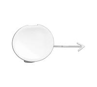 Front Bumper Tow Hook Cover for Jazz GE6 GE8 2009-2011 71104TF0000, Car Towing Eye Cap ABS Plastic Trailer Hitch Covers Replacement Accessory,C/silver driver