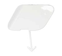 Front Bumper Tow Hook Cover for Jazz GE6 GE8 2012-2014 71104-TF0-900, Car Towing Eye Cap ABS Plastic Trailer Hitch Covers Replacement Accessory,A/white driver