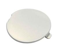 Front Bumper Tow Hook Cover for Mazda 3 Axela 2014-2018 BHN150EK1BB, Car Towing Eye Cap ABS Plastic Trailer Hitch Covers Replacement Accessory,A/white passenger