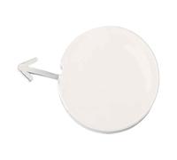 Front Bumper Tow Hook Cover for Mazda 6 2003-2005 GJ6A-50-A11 GJ6A50A11, Car Towing Eye Cap ABS Plastic Trailer Hitch Covers Replacement Accessory,A/white driver