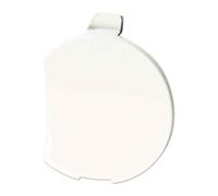 Front Bumper Tow Hook Cover for Mazda 6 Atenza 2015-2017 GW2F-50-A11 GW2F50A11, Car Towing Eye Cap ABS Plastic Trailer Hitch Covers Replacement Accessory,A/white driver