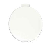 Front Bumper Tow Hook Cover for Mazda 6 Atenza 2018-2021 GSH7-50-EL1-BB, Car Towing Eye Cap ABS Plastic Trailer Hitch Covers Replacement Accessory,A/white-passenger