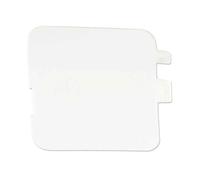 Front Bumper Tow Hook Cover for Mazda CX-5 2017-2021 KB8A50EK1BB KB8A-50EK1, Car Towing Eye Cap ABS Plastic Trailer Hitch Covers Replacement Accessory,A/white passenger