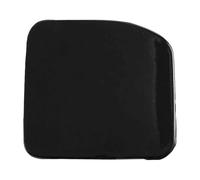 Front Bumper Tow Hook Cover for Nissan Versa Sedan 2015-2018 622A0-9KM0H 622A09KM0H, Car Towing Eye Cap ABS Plastic Trailer Hitch Covers Replacement Accessory,B/black passenger