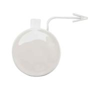 Front Bumper Tow Hook Cover for VW Passat B7 2011-2014 3AA807155, Car Towing Eye Cap ABS Plastic Trailer Hitch Covers Replacement Accessory,A/white passenger