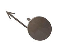 Front Bumper Tow Hook Cover for VW Passat CC 2013-2017 3C8807241A 35D807241, Car Towing Eye Cap ABS Plastic Trailer Hitch Covers Replacement Accessory,C/cairo gold passenger