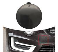 Front Bumper Tow Hook Cover Hole Eye Cap 51117378591 For BMW X5 F15 2014-2018 Black Plastic Replacement Part OEM Spec(No paint)