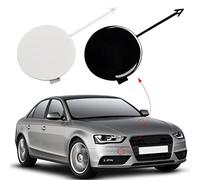Front Bumper Tow Hook Cover Towing Eye Cap Fit for Audi A4 B8 2013 2014 2015 2016 8K0807241C (White, right passenger side) Xinpinsai