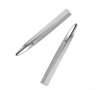 Front Bumper Upper Grill Chrome Moulding Trim Pair for Fiat 500 2007-2015, Robust Plastic Material, OEM 735455041 735455042, Adds Sleek Styling and Vehicle Value