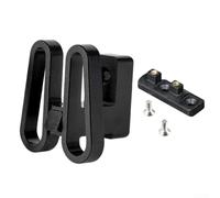 Front Carrier Block Bracket Compatible with For Brompton and For DAHON Folding Bikes, Lightweight Frame Holder with Secure Screw Fixing and Quick Disassembly (black)