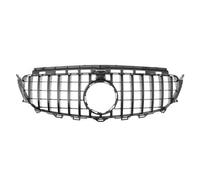 Front Center Grille Compatible With A5 B8 S5 RS Style 2007 2008 2009 2010 2011 2012 Honeycomb Gloss Black Front Bumper Radiator Air Intake Mesh Grills