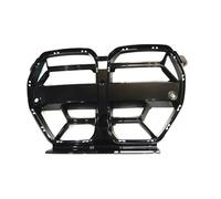 Front Center Grille Compatible With BMW For G80 M3 G82 G83 M4 2021-2025 Car Front Racing Grille Carbon Fiber Look Gloss Black Upper Bumper Hood Mesh