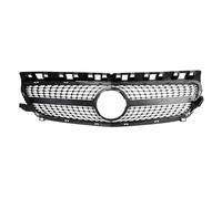 Front center radiator grille Compatible With Benz For A Class W176 2013 2014 2015 Front Bumper Grille Grill Black Chrome Car Bonnet Ventilation Cover