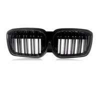Front center radiator grille Compatible With For G08 LCI IX3 2022 2023 2024 2025 ABS Dual Slat Front Kidney Grille Bumper Racing Glossy Black