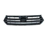 Front center radiator grille Compatible With Toyota For Highlander 2012 2013 2014 Bright Black Or Silvery Front Bumper Car Bonnet Ventilation Grille Cover