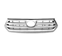 Front center radiator grille Compatible With Toyota For Highlander 2012 2013 2014 Bright Black Or Silvery Front Bumper Car Bonnet Ventilation Grille Cover