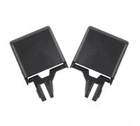 Front Central A/C Air Outlet Vent Paddle Tab Clip Replacement, ABS Plastic Dash Panel Component Compatible with Macan 2018-2021, Black(PAIR)
