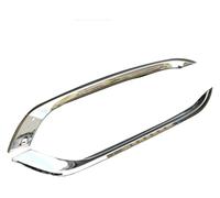 Front Centre Grille For F&ord For Focus 3 MK3 2015-2018 Chrome Front Fog Decoration Trim Lamps Cover Stickers Parts Bumper Light Grille