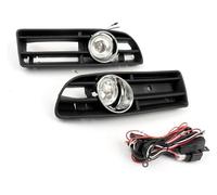 Front Centre Grille For VW For Jetta For Bora MK4 TDI 1999 2000 2001 2002 2003 2004 Car Bumper Grille With Driving Fog Lamp Light