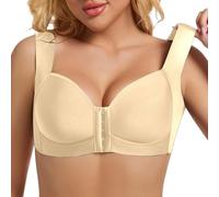 Front Closure Comfort Bra for Women Everyday Wear Versatile Support Seamless Design Perfect with T-Shirts and Jeans All Season Lightweight Soft