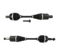 Front Complete CV Axle Shaft Assembly Pair Set 2pc Compatible With W204 W207 4Matic CSA34001 2043301300 2043301400 447-50772R