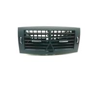 Front Console Full Chrome Central Air Conditioner AC Vent Grille Compatible For Benz W166 W164 W211 W245 W251 R280 B180 B200 B300(B200 Black middle)