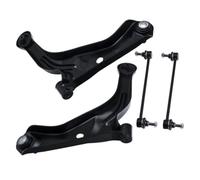 Front Control Arm 4-Piece Set Compatible with Mazda Tribute 2005 2006 2008-2011 CK80399 K80400 Front Stabilizer Sway Bar End Links Balance Bar Ball Heads Chassis Parts