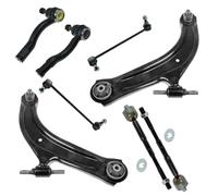 Front Control Arm Ball Joint Tie Rod Sway Bar Link Steering Suspension Kit 8pc