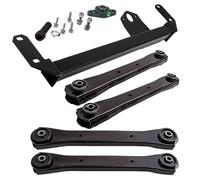Front Control Arms Plue Steering Gear Box Compatible with Dodge Ram 1500/2500/3500 4WD 2003-2008 Swing Arm Balance Rod Ball Head Steering Tie Rods
