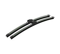 Front Cover Cowl Washer 2pcs LHD For Chevy For Matiz 2005-2011 Front Windscreen Window Wiper Blades Accessories(Black-Green)