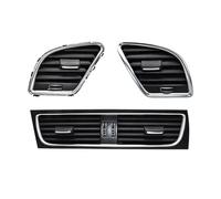 Front Dash Center Console A/C Air Vent Outlet For A4 A5 2009 2010 2011 2012 2013 2014 2015 2016 Car Interior Accessories Grille Air Vent(3pcs)