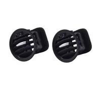 Front Dash Central Black/Chrome A/C Air Vent Cover Outlet Grille/Fits For Opel ADAM CORSA D MK3 Vauxhall 13417363 2201099(2 pcs Black 2)
