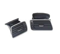 Front Dash Central Car A/C Air Vent Center Console Air Condition Vents/Fit For Vw Passat B6 B7 CC R36(Matte black L and R)