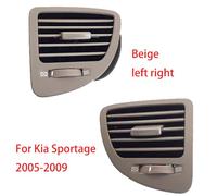 Front Dash Central Car Air Conditioner Outlet Vents Assembly/Fit For Kia Sportage 2005-2009 974801F000 974901F000 Air Outlet Vent Duct Accessories(Beige Right Left)
