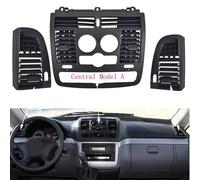 Front Dash Central Car Center Dashboard Left Right Air Vent Outlet Cover/Fit For BENZ Vito Viano W636 W639 2004-2015(Model A 3PCS Set)