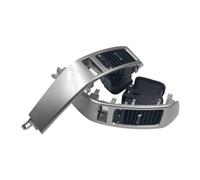Front Dash Central/Fit for Toyota Land Cruiser Prado 120 FJ120 / Fit for Lexus GX470 2003-2009 Car A/C Air Conditioner Outlet Frame Vents Plate Panel(Gray)