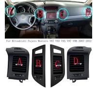 Front Dash Central Internal Air Vent Outlet/Fit For Mitsubishi Pajero Montero V87 V93 V95 V97 V98 2007-2022 Instrument Panel Board A/C Air Conditioner(4pcs-ABCD)