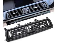 Front Dashboard Central Air Vent Grille Outlet Panel Replacement For BMW 5 Series F10 F11 F18 520i 523i 525i 528i 535i (Plain Black)
