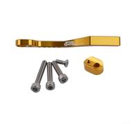 Front Derailleur Zone Chain Guide for Road Bikes Made of Aluminum Alloy with Stainless Steel Screws for Secure Fit (Golden)