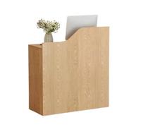 Front Desk Reception Counter Retail Counter Checkout Cashier Office Locker Table with Drawers，Modern Reception Desk with Storage Drawers,Ideal for Small Shops,Offices,Retail Counters,Lobbies