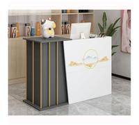 Front Desk Reception Counter Retail Counter Checkout Cashier Office Locker Table with Drawers，Reception Counter Simple Modern Supermarket Convenience Store Hotel Small Bar Beauty Salon Cloth