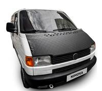 Front Diamond Effect Black Full Bonnet Bra Cover Protector Guard For Vw Volkswagen Transporter T4 1990-2003