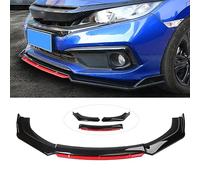Front Diffuser Bumper Lip for Alfa Romeo GT (937)/Alfa GTV (Typ 916) 1994-2011,Front Bumper Lip Splitter Diffuser Lower Front Spoiler Car Body Protection,D-Black Red