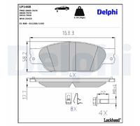 DELPHI LP1468 Brake pad set