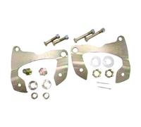 Front Disc Brake Caliper Bracket Kit With Hardware Compatible With GM 1955 1964