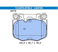Front Disc Brake Pad Set ATE Fits BMW 2 Coupe 3 Touring X4 X5 19- 34108844368